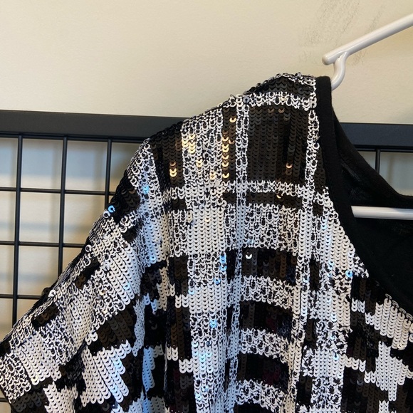 NWOT | Michael Kors women’s sequined blouse — large - Picture 2 of 6